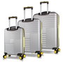 Zoozie Bags Set de maletas de 3 piezas gris